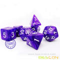 Marble Polyhedral Dice Set for Tabletop RPG Adventure Games, DND Dice Set